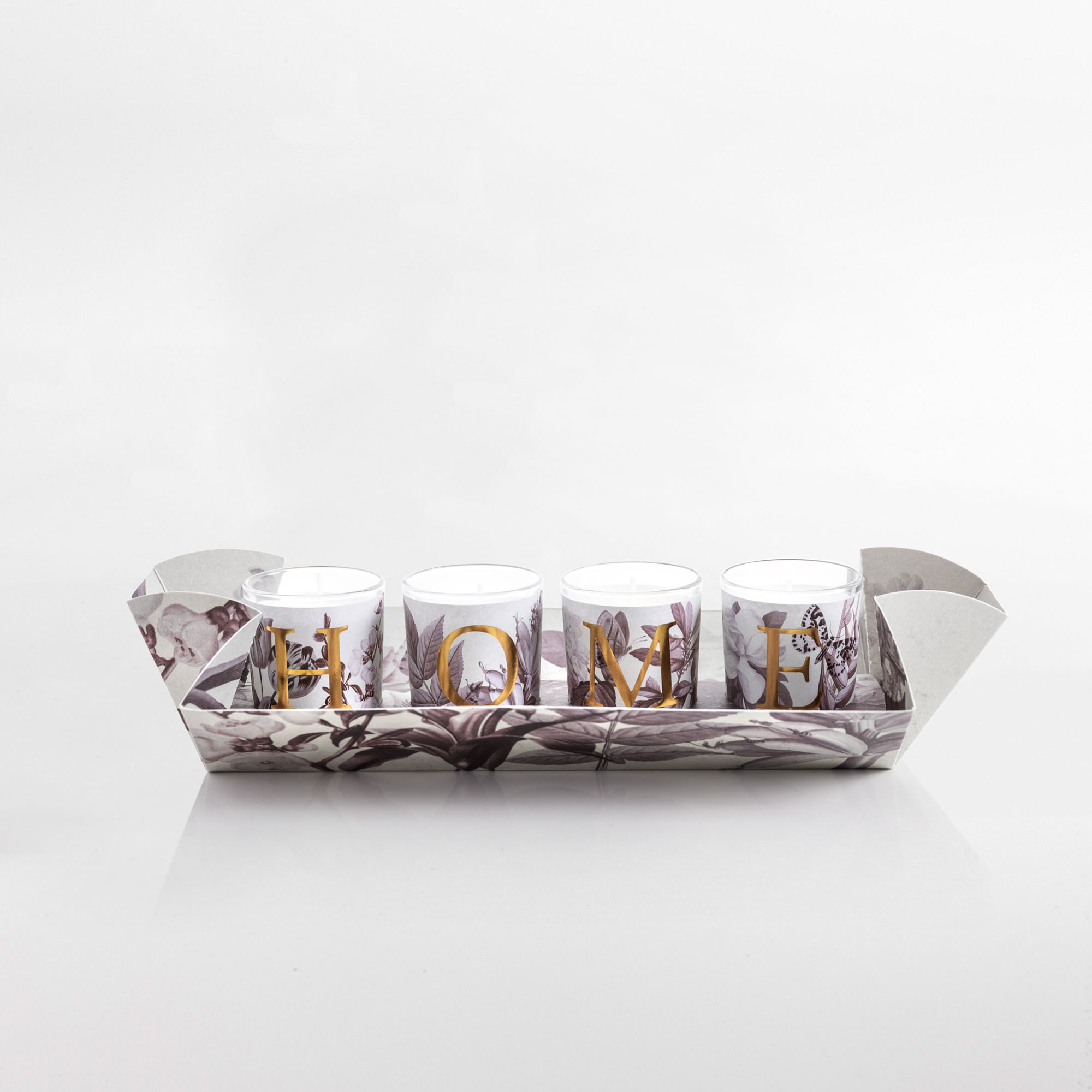 Capsule Collection – Pernici, Set di 4 Candele Home